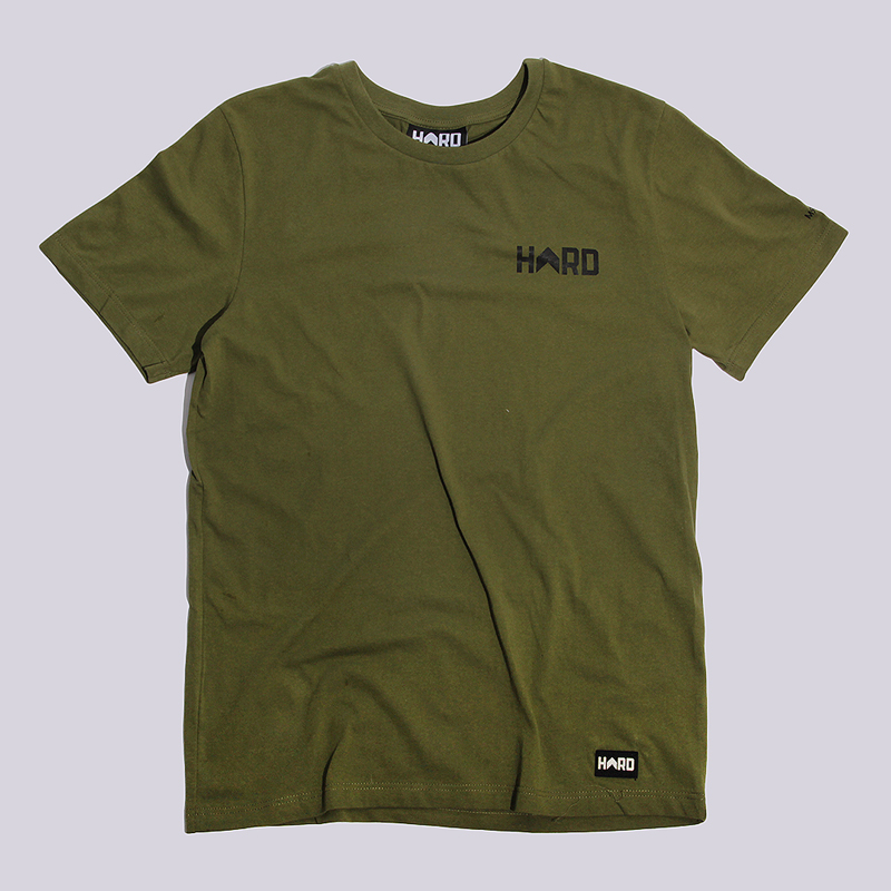 мужская зеленая футболка Hard Military T-Shirt Military t-olive - цена, описание, фото 1
